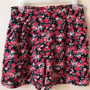 Ultra Flirt Floral Dressy Shorts